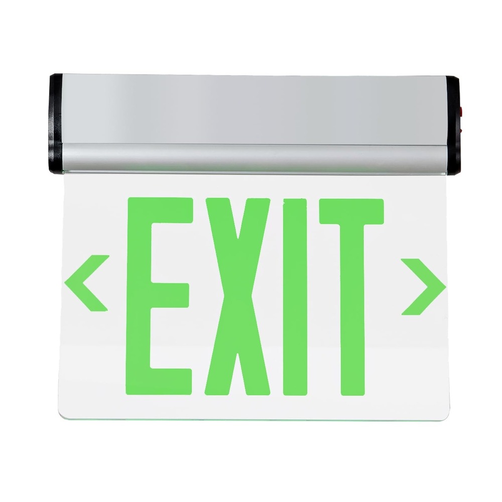 CM MZY LED Exit Sign Green Emergency Light 90min Battery Backup UL Listed